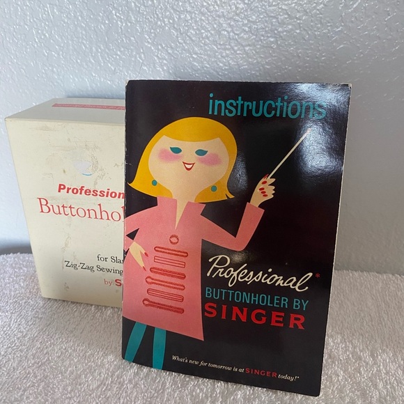 Singer Professional Buttonholer for Slant Needle Zig-Zag Sewing Machines - Picture 2 of 10